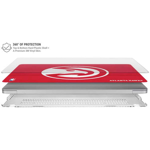 NBA Atlanta Hawks Distressed MacBook Air 15in (2023-2025) Case plus Skin
